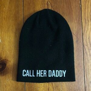 Black Knit Beanie Winter Hat